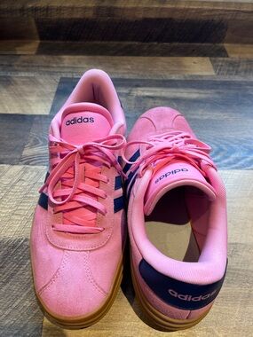 adidas Pink and Navy platform Low-Top Sneakers for Women